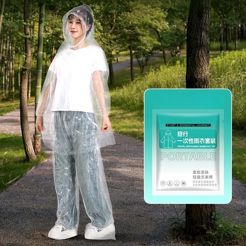10Pcs Disposable Long Raincoat Rain Pants Set Adult And Child Travel Cards Transparent Separate Design Breathable Rainwear
10Pcs Disposable Long Raincoat Rain Pants Set Adult And Child Travel Cards Transparent Separate Design Breathable Rainwear