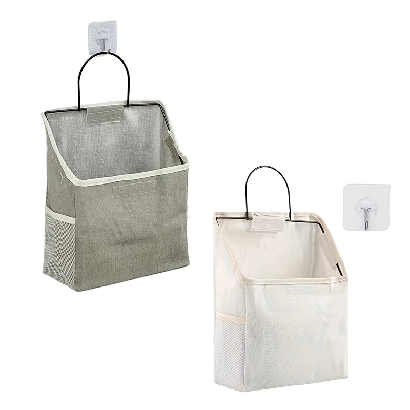 Wall Hanging Organizer Bag Canvas Storage Basket With Side Mesh Pocket Dormitory Home Artifact Desktop Cotton Linen Storage Bag
Wall Hanging Organizer Bag Canvas Storage Basket With Side Mesh Pocket Dormitory Home Artifact Desktop Cotton Linen Storage Bag