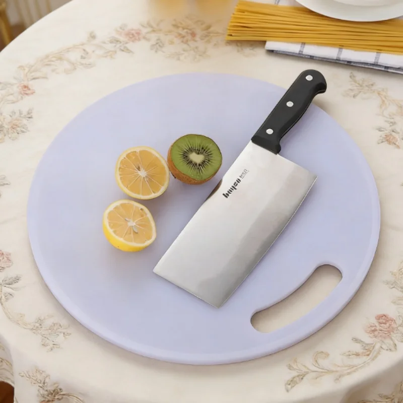 Round White Cutting Board Kitchen Chopping Block Meat Fruit Vegetable Prep Board Antibacterial Mildew Resistant Non Slip Surface
Round White Cutting Board Kitchen Chopping Block Meat Fruit Vegetable Prep Board Antibacterial Mildew Resistant Non Slip Surface