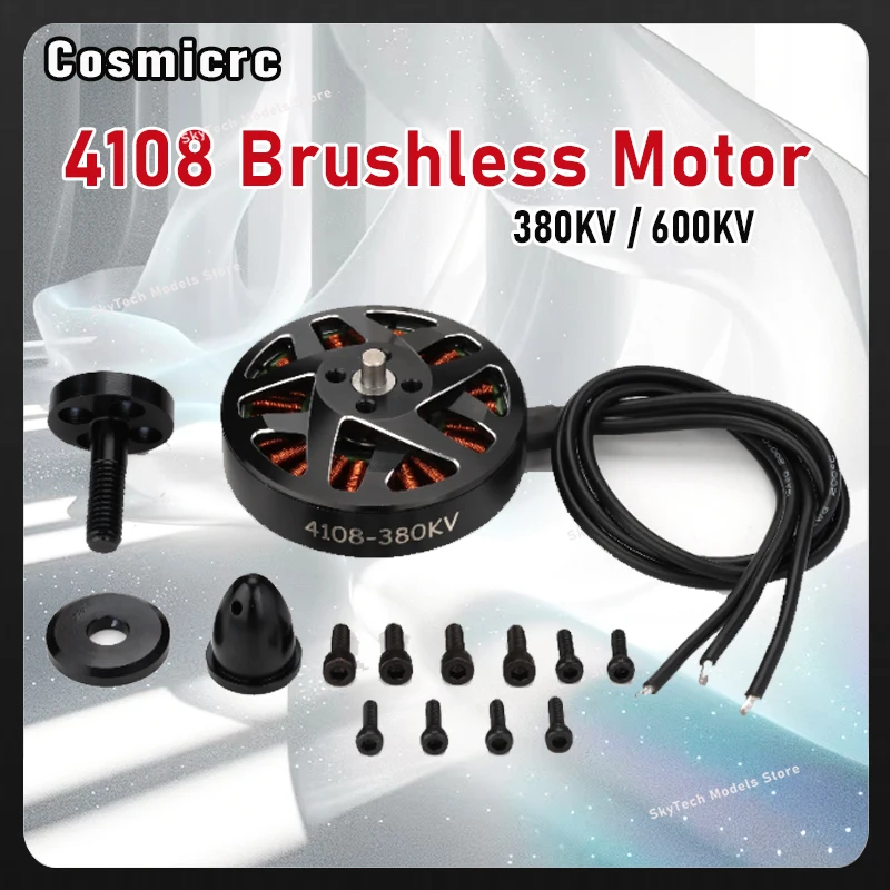 Бесколлекторные двигатели Cosmicrc 4108 (380 кВ/600 кВ) — высокий крутящий момент, низкий уровень шума, металлические детали для мультироторных вертолетов и радиоуправляемых игрушек
Бесколлекторные двигатели Cosmicrc 4108 (380 кВ/600 кВ) — высокий крутящий момент, низкий уровень шума, металлические детали для мультироторных вертолетов и радиоуправляемых игрушек