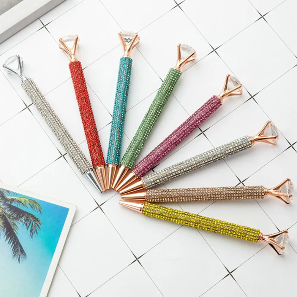 Luxury Great Drill Ballpoint Pen Metal Material Multifunction Rotating Metal Pen Durable Multi-purpose Crystal Drill Pen Girl
Luxury Great Drill Ballpoint Pen Metal Material Multifunction Rotating Metal Pen Durable Multi-purpose Crystal Drill Pen Girl