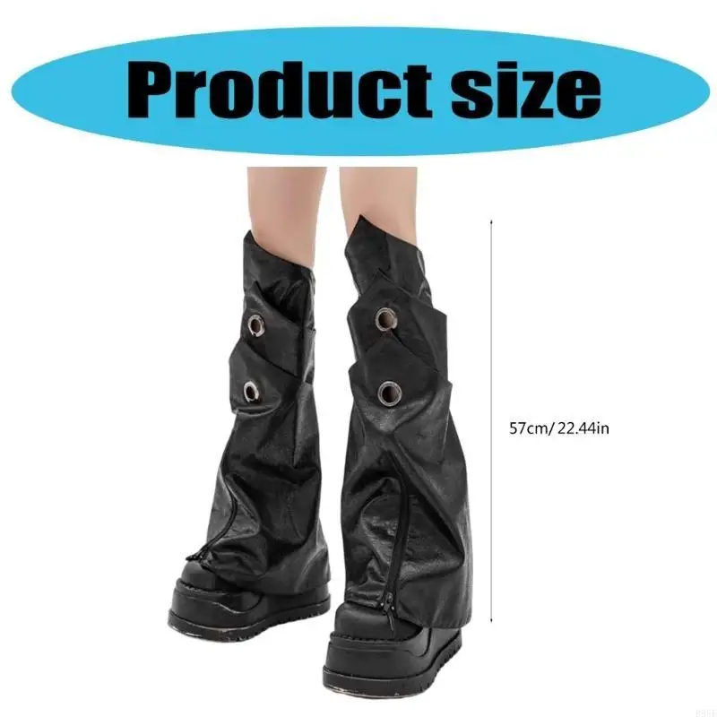 B95F Stylish Subcultures Faux Leather Leg Cover Socks for Music Festivals and Parties
B95F Stylish Subcultures Faux Leather Leg Cover Socks for Music Festivals and Parties