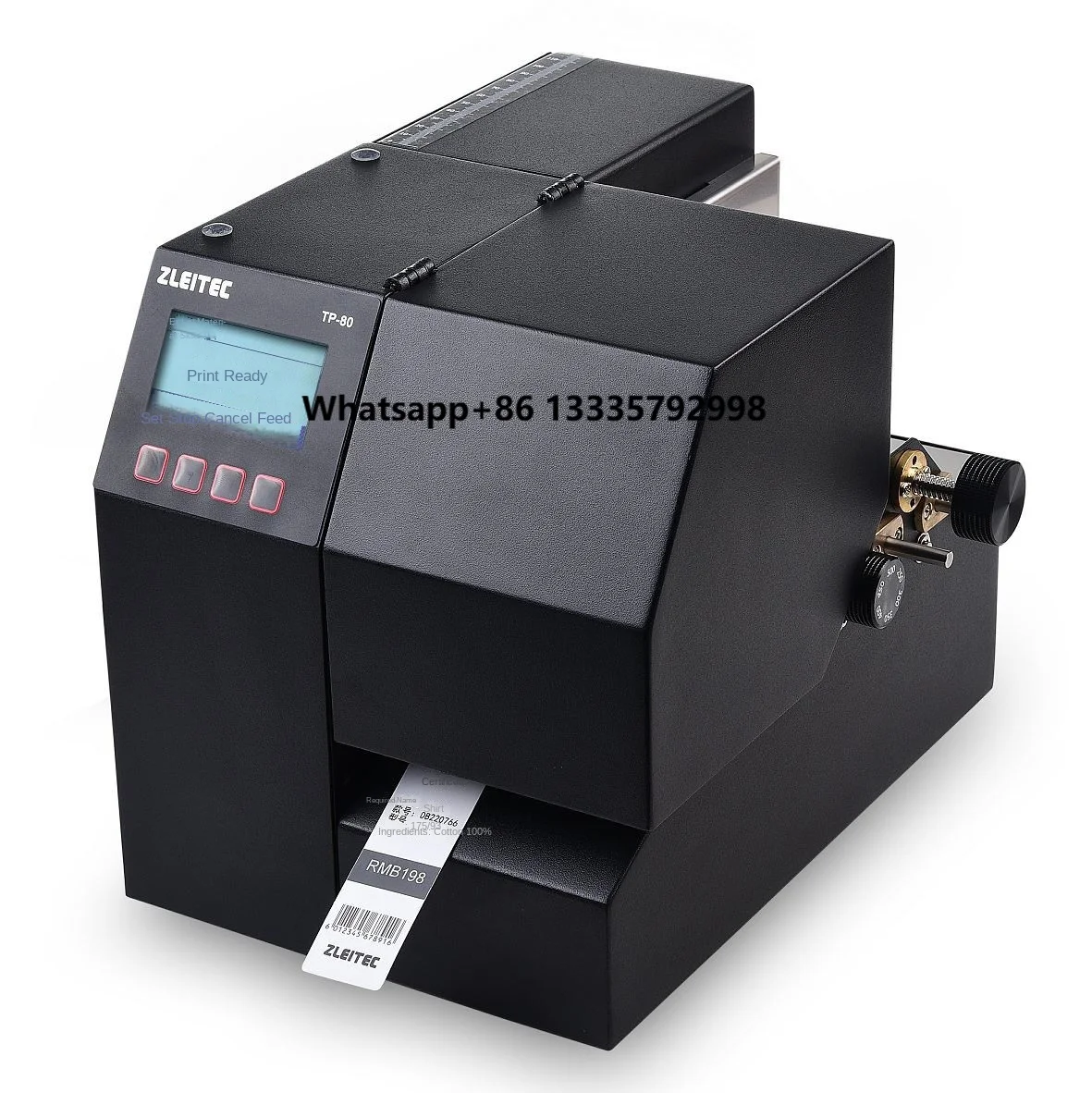 Single Clothing Tag Label Certificate Thermal Printer for Shoes Hats Bags Underwear Stock Bar Code Products
Single Clothing Tag Label Certificate Thermal Printer for Shoes Hats Bags Underwear Stock Bar Code Products