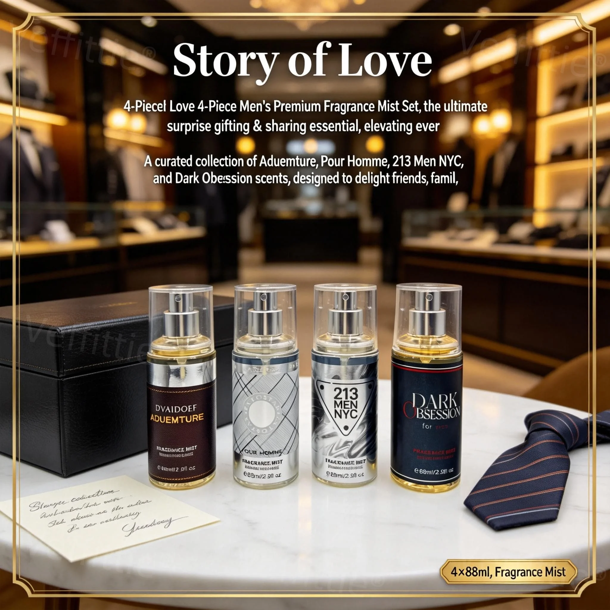 Romantic Citrus Sage Cologne, Long Lasting Grapefruit Musk Note, Intimate Aroma for Dating Nights & Upscale Social Encounters
Romantic Citrus Sage Cologne, Long Lasting Grapefruit Musk Note, Intimate Aroma for Dating Nights & Upscale Social Encounters