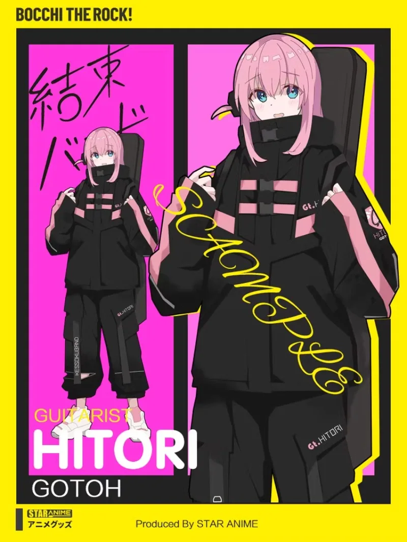 Anime Bocchi The Rock Cosplay Gotoh Hitori Women Girl Loose Jacket Coat Hooded Hoodie Cargo Pants Full Suit Carnival Costumes
Anime Bocchi The Rock Cosplay Gotoh Hitori Women Girl Loose Jacket Coat Hooded Hoodie Cargo Pants Full Suit Carnival Costumes