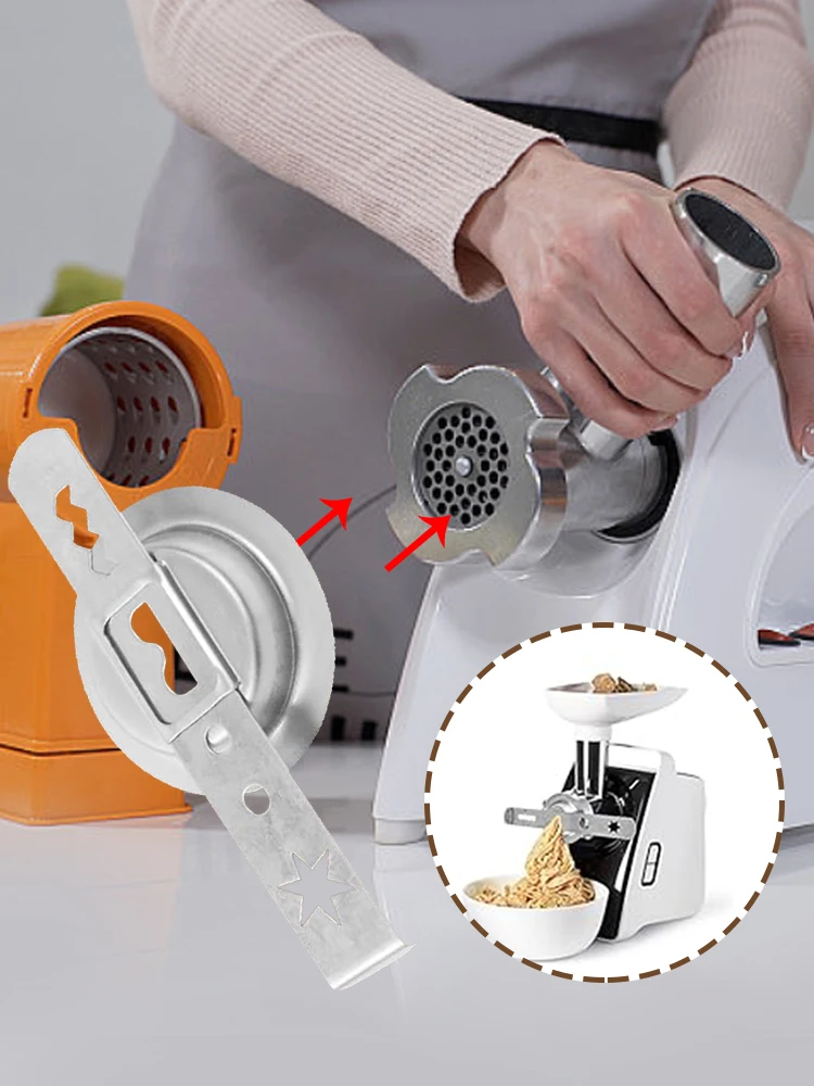 2PCS Cookie Press Attachment Stainless Steel Meat Grinder Accessories DIY Cookie Cake Mold Parts Durable Biscuits Grinder Parts
2PCS Cookie Press Attachment Stainless Steel Meat Grinder Accessories DIY Cookie Cake Mold Parts Durable Biscuits Grinder Parts