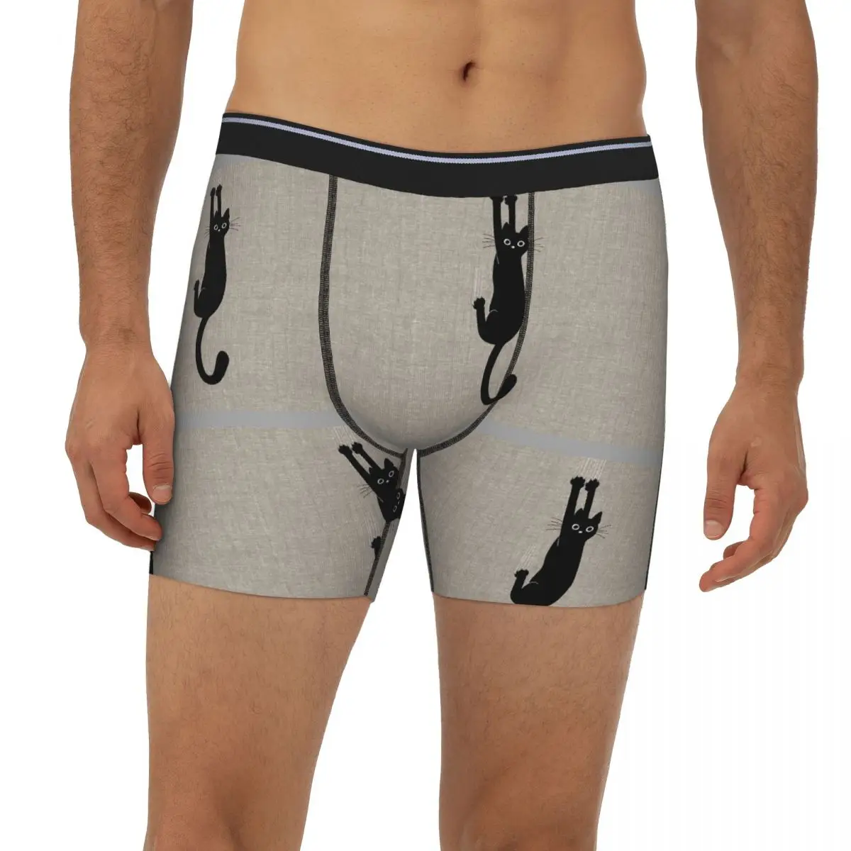 Длинные трусы-боксеры с черным котом, короткие мужские трусы, удобное нижнее белье для мужчин, подарок бойфренду
Длинные трусы-боксеры с черным котом, короткие мужские трусы, удобное нижнее белье для мужчин, подарок бойфренду
