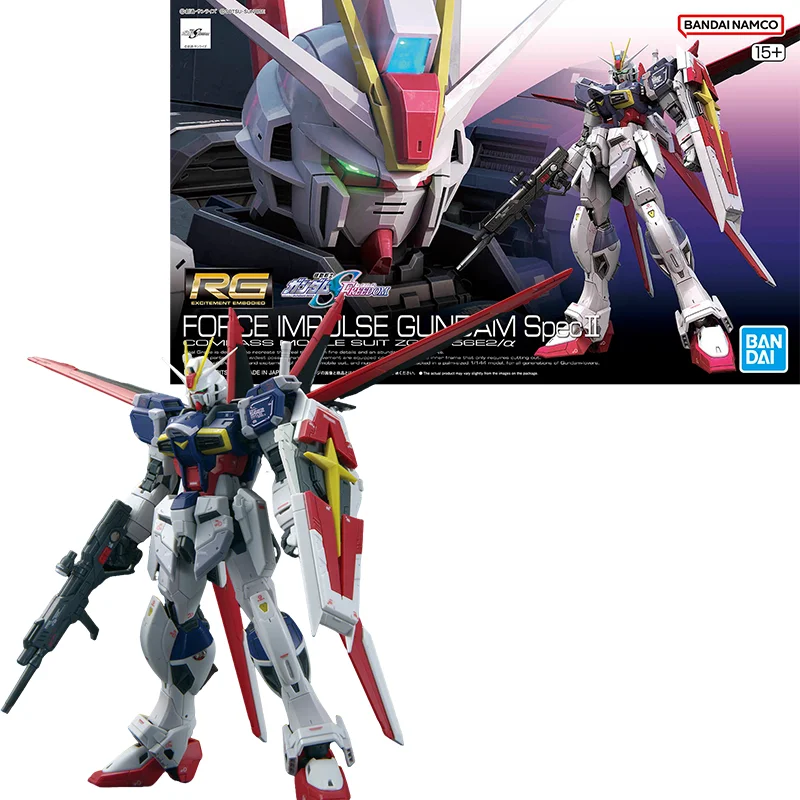 BANDAI Original ANIME HG 1/144 FORCE IMPULSE GUNDAM SPECⅡ GUNDAM Assembly Plastic Model Action Toys Figures Gifts
BANDAI Original ANIME HG 1/144 FORCE IMPULSE GUNDAM SPECⅡ GUNDAM Assembly Plastic Model Action Toys Figures Gifts