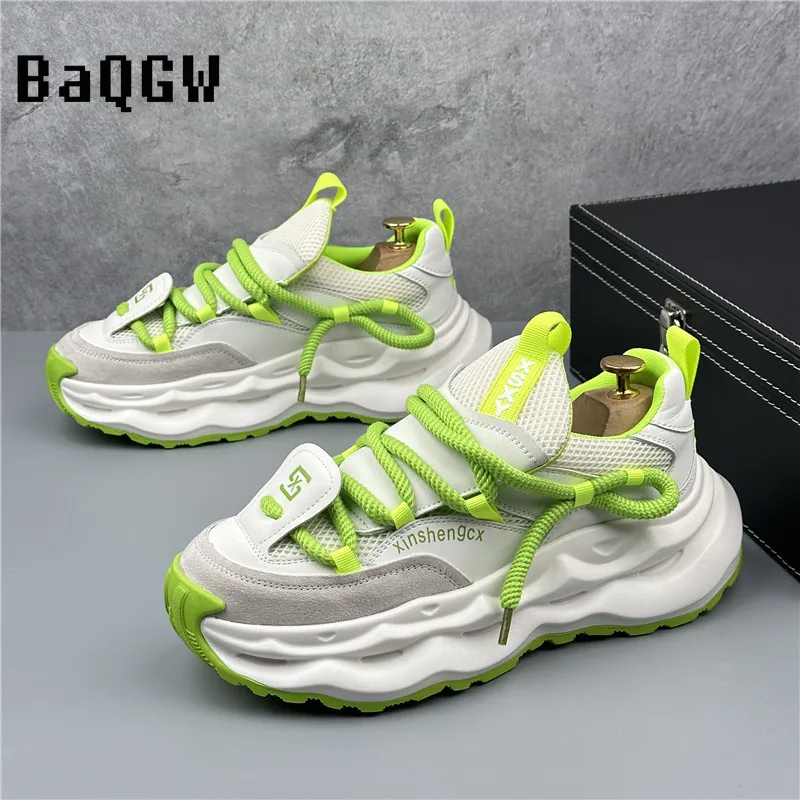 Color Block Men Platform Sneakers Mesh Breathable Chunky Shoes Male Trainers Sports Shoes Walking Footwear Zapatillas Hombre
Color Block Men Platform Sneakers Mesh Breathable Chunky Shoes Male Trainers Sports Shoes Walking Footwear Zapatillas Hombre