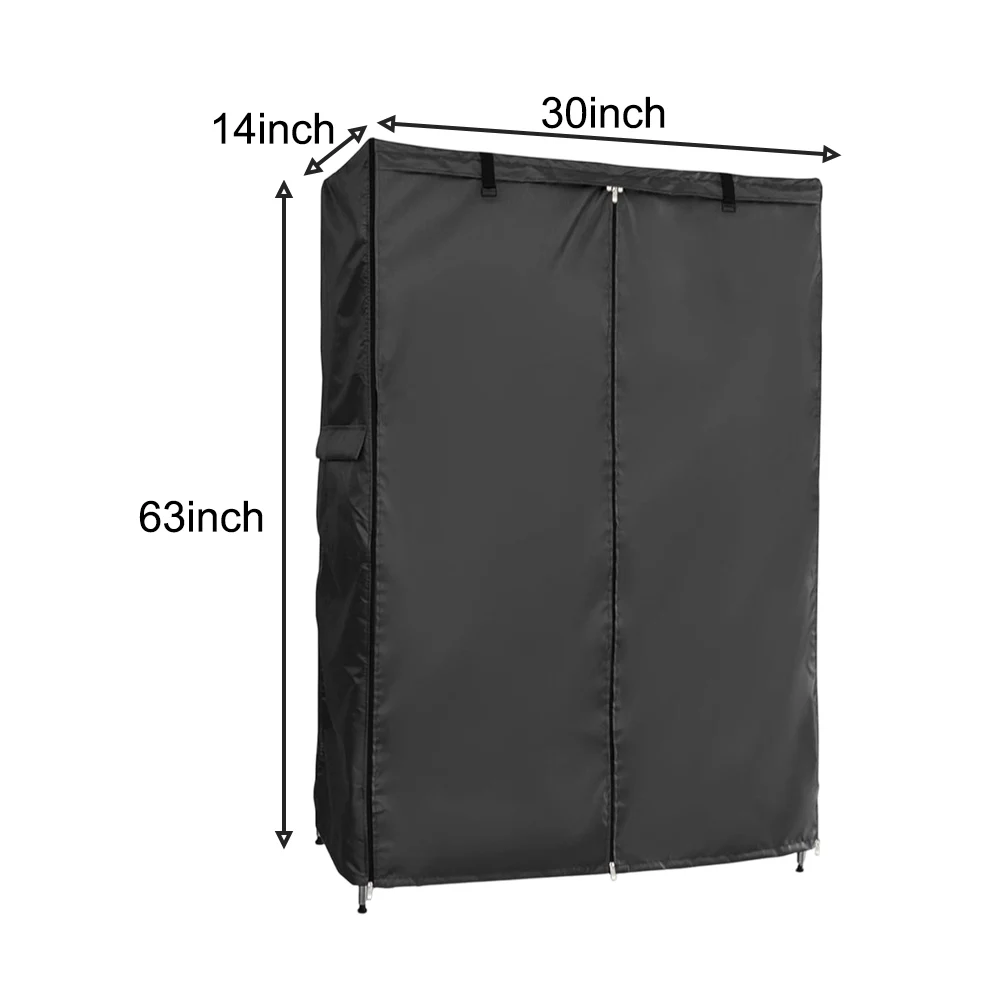 Wire Rack Cover Made of 210D Oxford Cloth Dust and Moisture Resistant with Clear Front Viewing Window and Zippered Openings
Wire Rack Cover Made of 210D Oxford Cloth Dust and Moisture Resistant with Clear Front Viewing Window and Zippered Openings