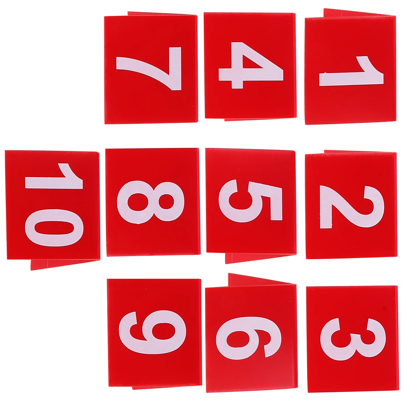 10 Pcs Table Numbers 1-10 Plate Acrylic Markers Wedding Restaurant Red for Reception
10 Pcs Table Numbers 1-10 Plate Acrylic Markers Wedding Restaurant Red for Reception