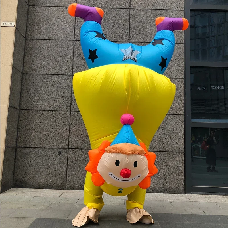 New Upside Down Clown Inflatable Costume for Adult Men Women Dance Parties TV Programs Carnivals Opening Celebrations
New Upside Down Clown Inflatable Costume for Adult Men Women Dance Parties TV Programs Carnivals Opening Celebrations
