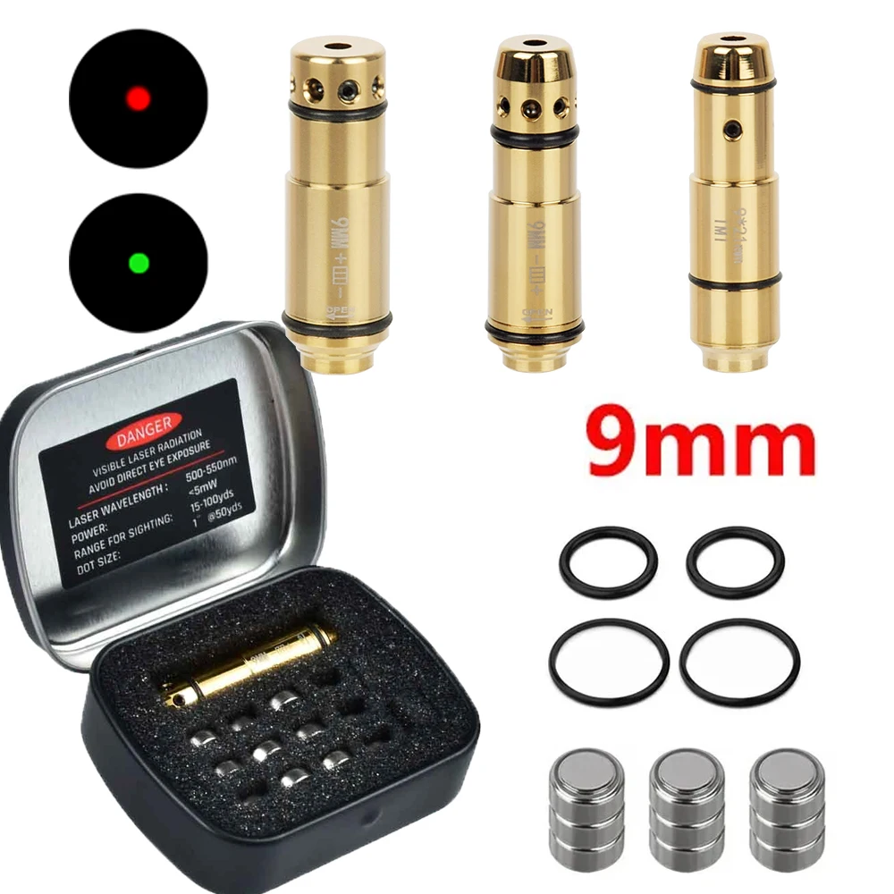 9mm Laser Training Bullet for Practice Laser Bore Sight Dual-Purpose Red Laser Boresighter Calibrator for Shooting Accessories
9mm Laser Training Bullet for Practice Laser Bore Sight Dual-Purpose Red Laser Boresighter Calibrator for Shooting Accessories