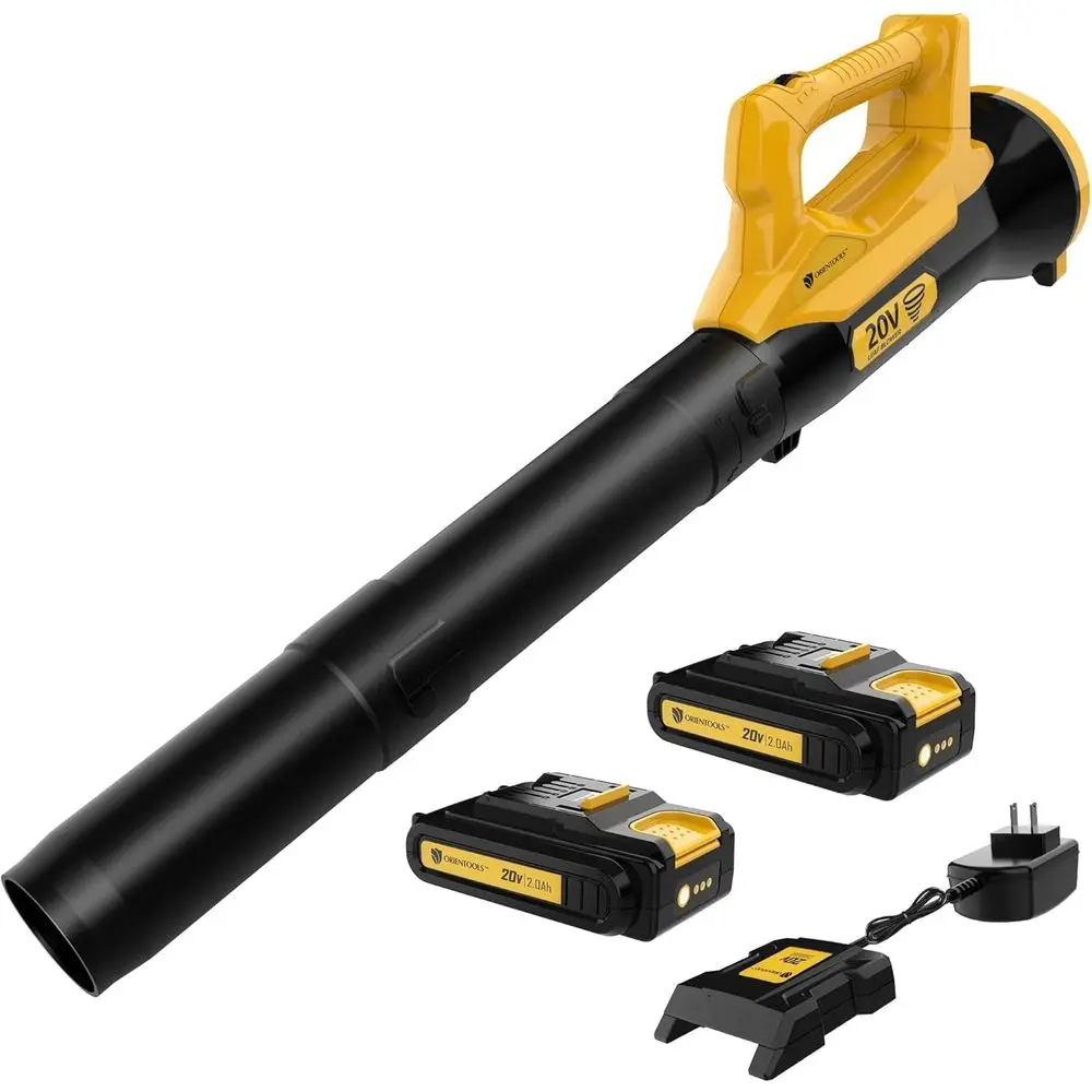 Беспроводная воздуходувка для листьев, мощная электрическая аккумуляторная воздуходувка для листьев 20 В, аккумуляторы и зарядное устройство 2 × 2,0 Ач, триггер с переменной скоростью, портативный
Беспроводная воздуходувка для листьев, мощная электрическая аккумуляторная воздуходувка для листьев 20 В, аккумуляторы и зарядное устройство 2 × 2,0 Ач, триггер с переменной скоростью, портативный