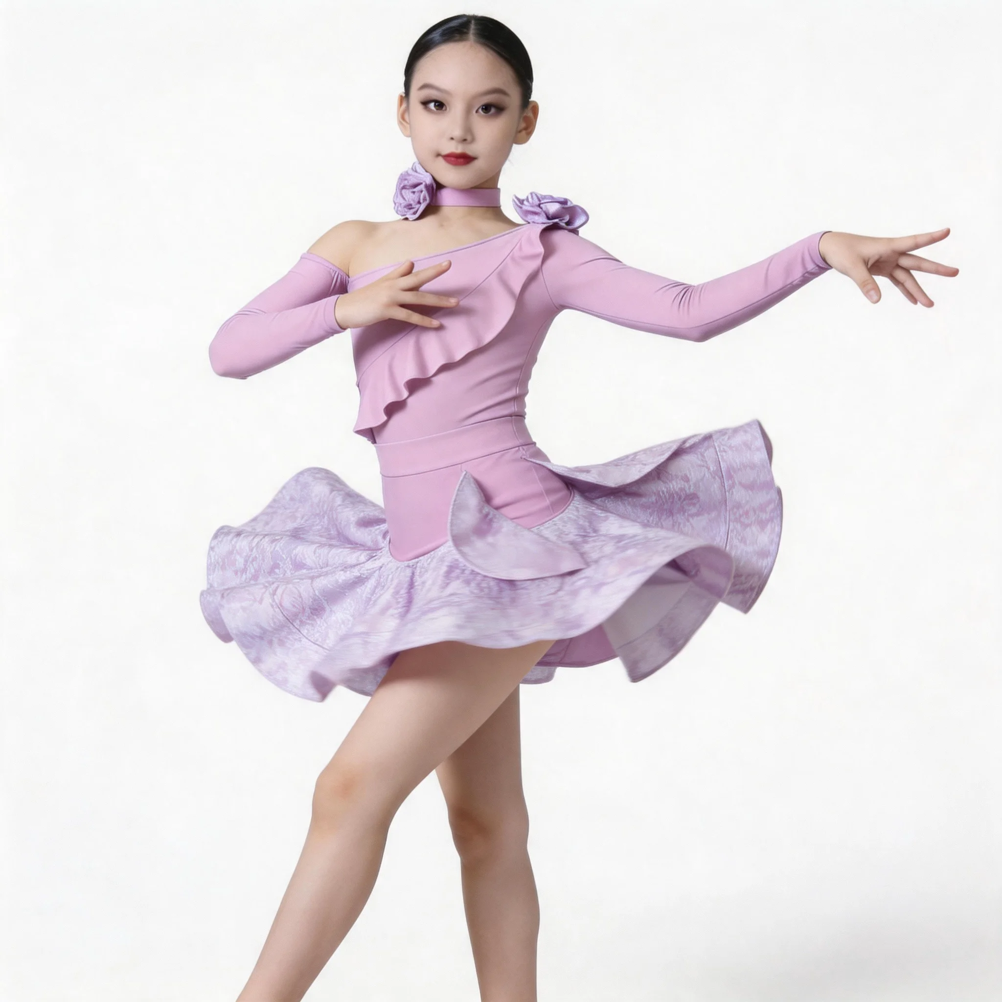 Girls Polychrome Lace Tutu Latin Dress Kids Ballroom Dance Costume Salsa Samba Stage Clothing New Fashion Style
Girls Polychrome Lace Tutu Latin Dress Kids Ballroom Dance Costume Salsa Samba Stage Clothing New Fashion Style
