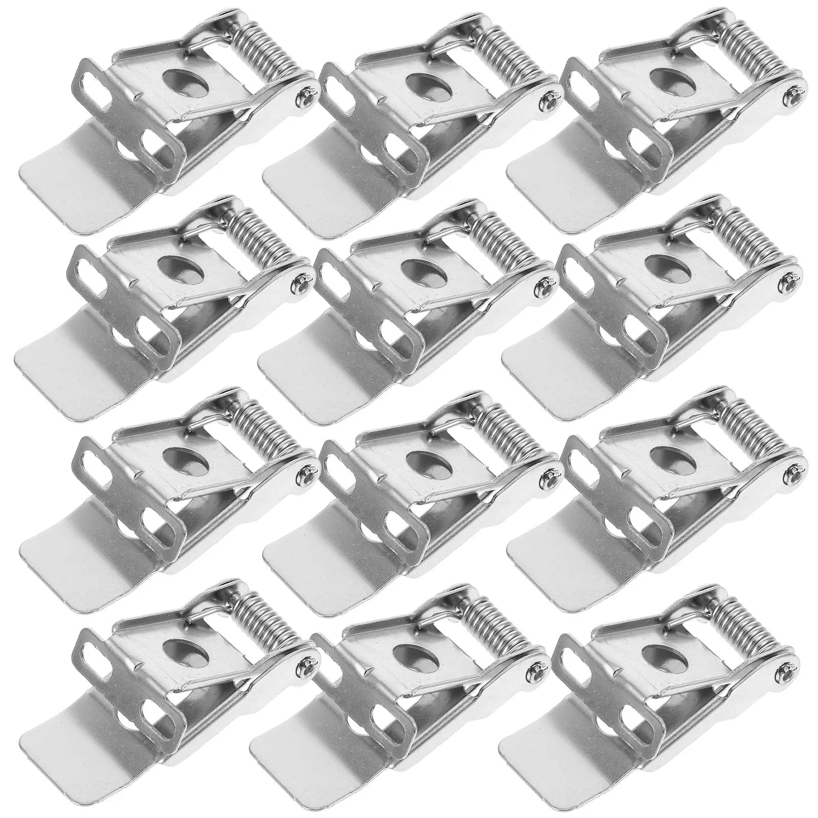 12Pcs Universal Lamp Spring Clips for Downlight Flat Panel Recessed Light 3-Hole Fixed Bracket Silver Tone Metal Retaining Clip
12Pcs Universal Lamp Spring Clips for Downlight Flat Panel Recessed Light 3-Hole Fixed Bracket Silver Tone Metal Retaining Clip