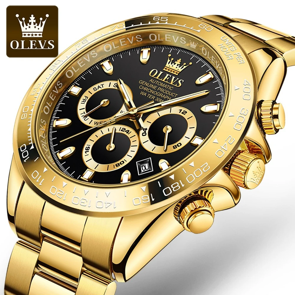 OLEVS 6638 Mechanical Fashion Watch Gift Stainless Steel Watchband Round-dial Wristwatch Week Display Calendar Luminous
OLEVS 6638 Mechanical Fashion Watch Gift Stainless Steel Watchband Round-dial Wristwatch Week Display Calendar Luminous