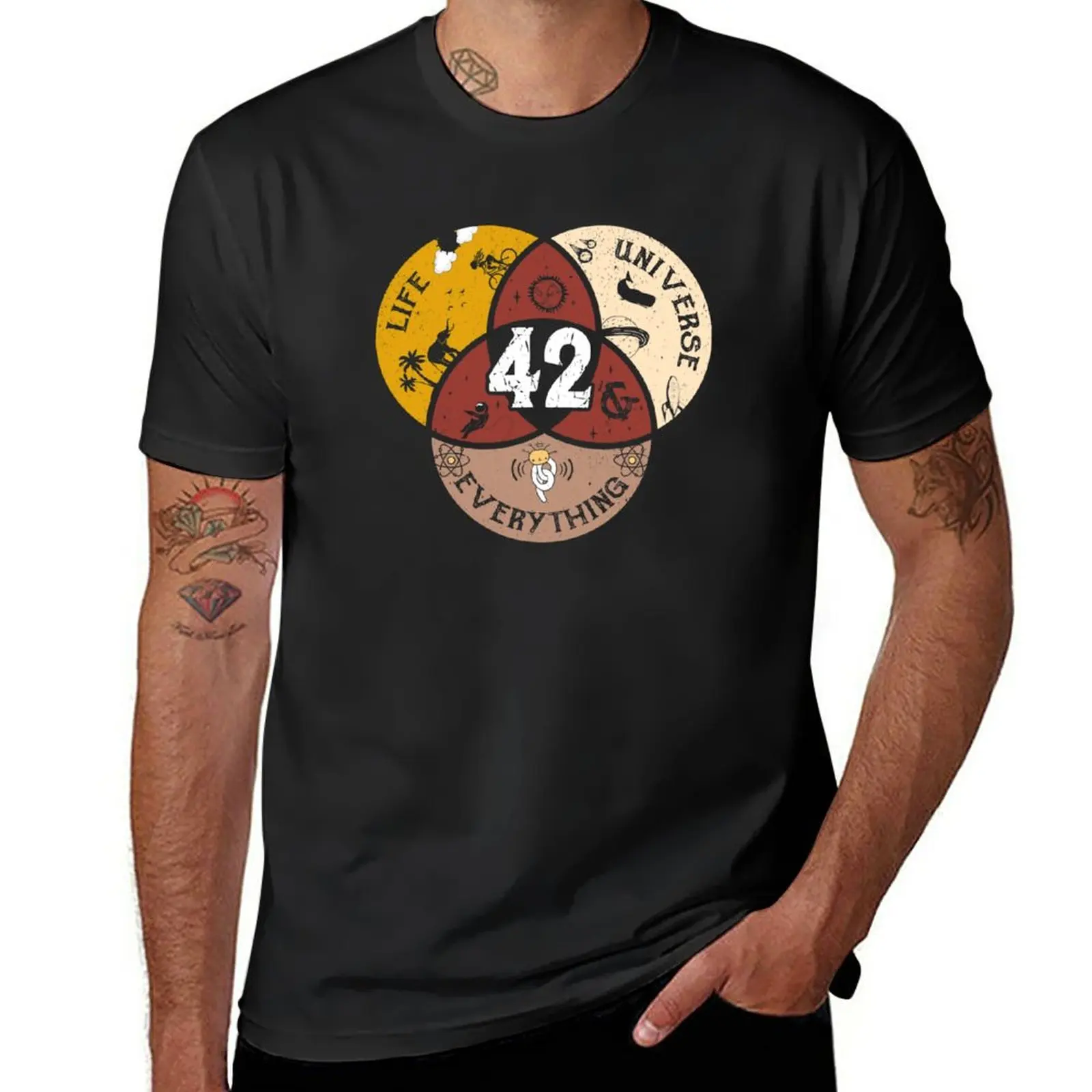 New 42 Life Universe and Everything Hitchhiker's Guide T-Shirt sweat shirt men clothings
New 42 Life Universe and Everything Hitchhiker's Guide T-Shirt sweat shirt men clothings