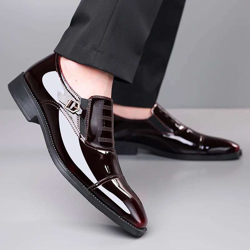 New Black men's leather shoes Elegant gentleman style Comfortable daily office Party 38-48 Classic adult shoes Hot selling
New Black men's leather shoes Elegant gentleman style Comfortable daily office Party 38-48 Classic adult shoes Hot selling