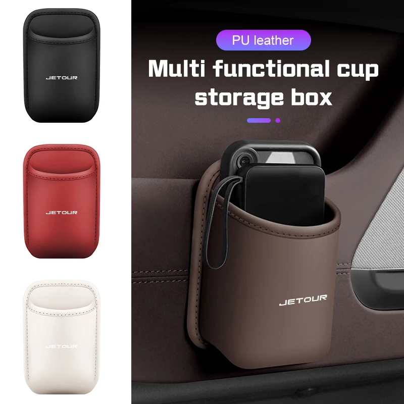Car Water Cup Holder for Chery Jetour T2 T3 X70 X70M X70S X90 X95 Plus DASHING PU Leather Car Seat Back/Door Drinks Storage Box
Car Water Cup Holder for Chery Jetour T2 T3 X70 X70M X70S X90 X95 Plus DASHING PU Leather Car Seat Back/Door Drinks Storage Box