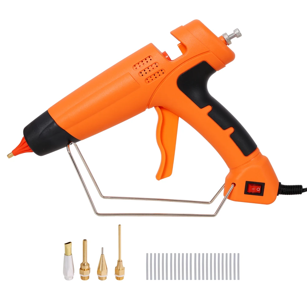 150W/350W/550W Hot Glue Gun, Professional Glue Gun with 4 Replacement Nozzles, DIY Craft Repair Thermo Tool with 24Pcs Sticks
150W/350W/550W Hot Glue Gun, Professional Glue Gun with 4 Replacement Nozzles, DIY Craft Repair Thermo Tool with 24Pcs Sticks