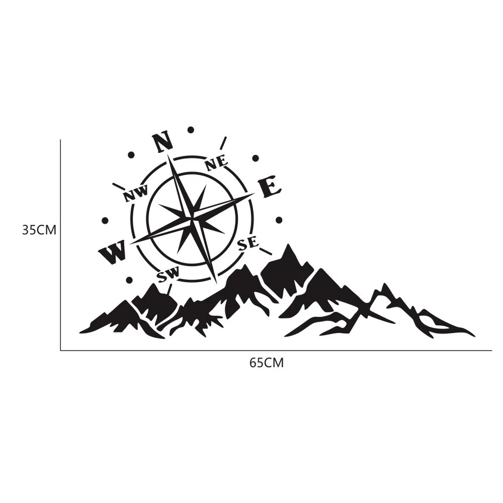Trendy Mountain Compass For Car Sticker – Fade & Water resistant Vinyl Decal for For Car Truck Hood Decoration
Trendy Mountain Compass For Car Sticker – Fade & Water resistant Vinyl Decal for For Car Truck Hood Decoration
