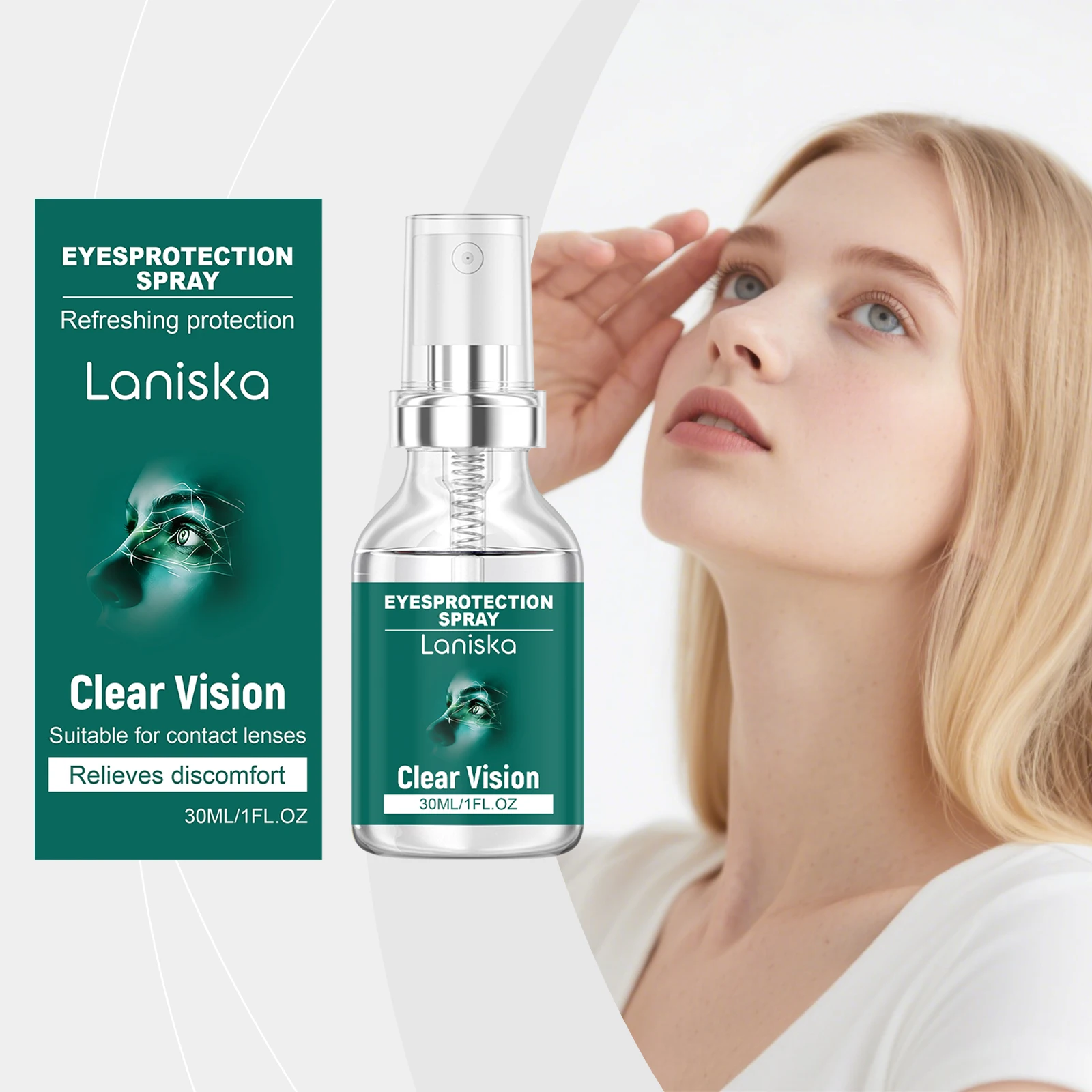 Clear Vision Eye Spray Liquid Dressing Relieve Fatigue Blurred Vision Reduce Discomfort Moisturizing Improve Eyesight Eye Care
Clear Vision Eye Spray Liquid Dressing Relieve Fatigue Blurred Vision Reduce Discomfort Moisturizing Improve Eyesight Eye Care