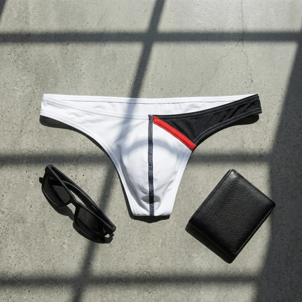 Fashion Patchwork Men's Triangle Panties Thin Low Waist Men's Underwear Underpants T Back Briefs Summer
Fashion Patchwork Men's Triangle Panties Thin Low Waist Men's Underwear Underpants T Back Briefs Summer