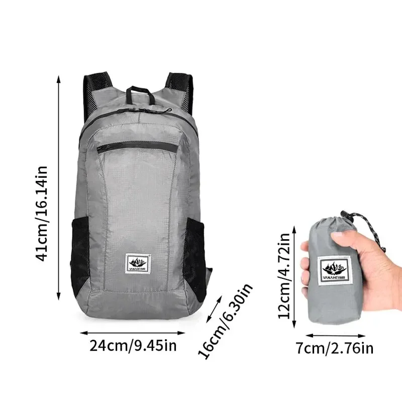 Hiking Backpack, Lightweight, Portable, Foldable Storage Bag, Suitable For Travel, Camping, Outdoor Cycling Backpack
Hiking Backpack, Lightweight, Portable, Foldable Storage Bag, Suitable For Travel, Camping, Outdoor Cycling Backpack