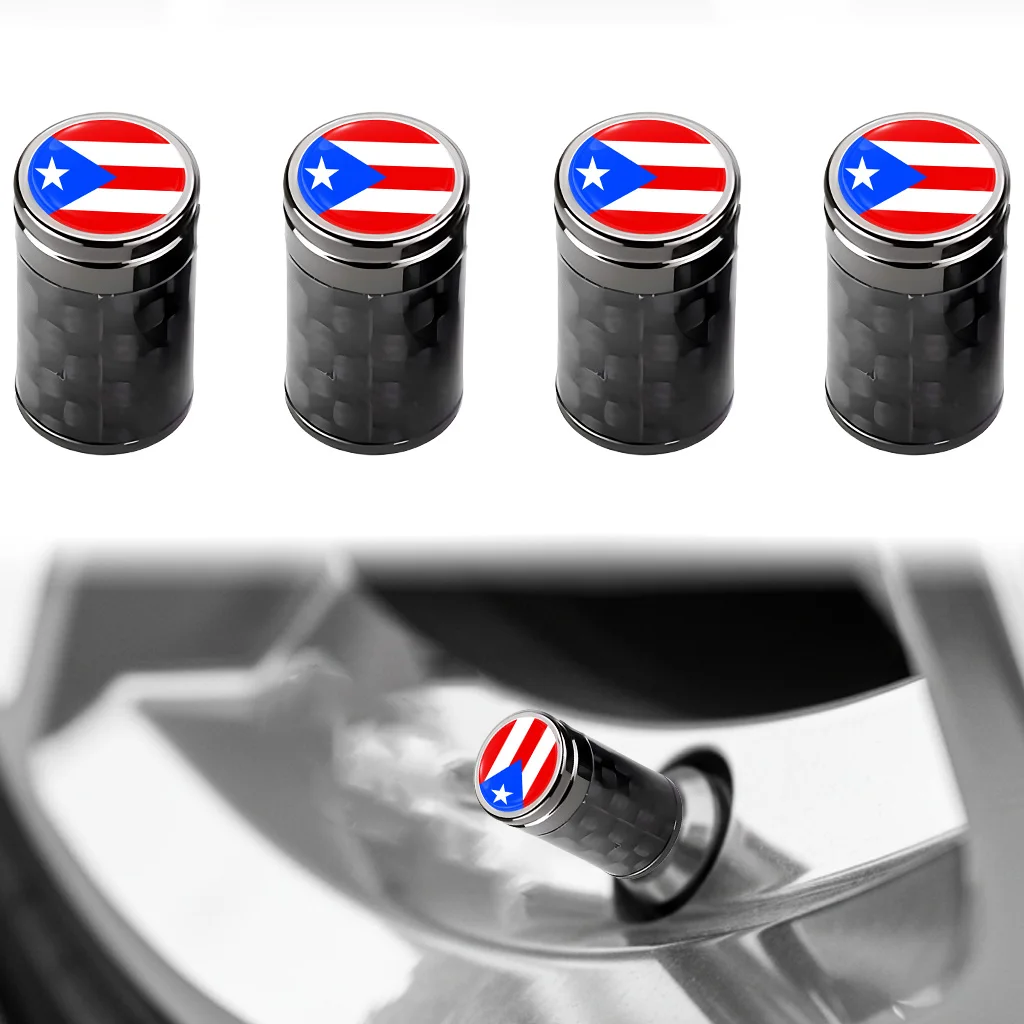 4pcs Carbon Fiber Puerto Rico Flag Tire Valve Caps, Wheel Decor for Car Accessories, Car Styling Parts
4pcs Carbon Fiber Puerto Rico Flag Tire Valve Caps, Wheel Decor for Car Accessories, Car Styling Parts
