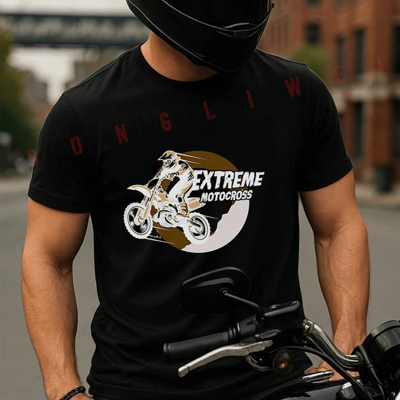 Extreme Motocross Design Men's Cotton T-shirt Summer Short Sleeved Casual Round Neck Unisex Tops
Extreme Motocross Design Men's Cotton T-shirt Summer Short Sleeved Casual Round Neck Unisex Tops