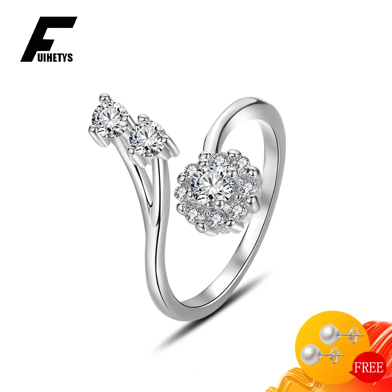 Elegant Ring for Women 925 Silver Jewelry with Cubic Zirconia Gemstone Open Finger Rings Fashion Wedding Party Gift Accessories
Elegant Ring for Women 925 Silver Jewelry with Cubic Zirconia Gemstone Open Finger Rings Fashion Wedding Party Gift Accessories