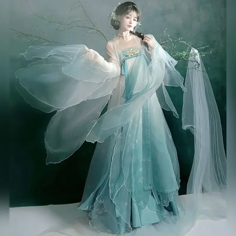 Hot Women's Robe Furong Tang Made Ragged Big Sleeve Shirt Petal Skirt Chest Length Hezi Skirt2026
Hot Women's Robe Furong Tang Made Ragged Big Sleeve Shirt Petal Skirt Chest Length Hezi Skirt2026