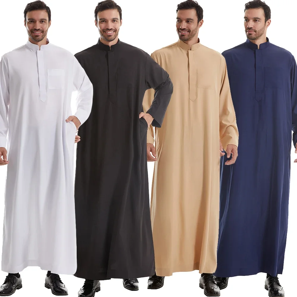 Saudi Arabic Men Robe Eid Djellaba Ramadan Muslim Men's Clothing Islam Jubba Thobe Morocco Caftan Turkey Kaftan Abaya Dress Gown
Saudi Arabic Men Robe Eid Djellaba Ramadan Muslim Men's Clothing Islam Jubba Thobe Morocco Caftan Turkey Kaftan Abaya Dress Gown