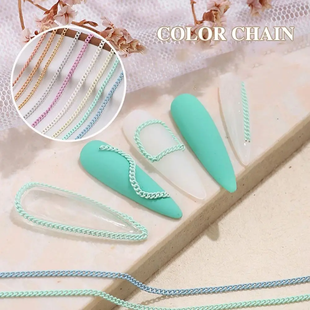 25cm Multi-color Nail Art Metal Chain 3D Metal Ring Buckle Nail Art Alloy Decoration Nail DIY Nail Art Accessories
25cm Multi-color Nail Art Metal Chain 3D Metal Ring Buckle Nail Art Alloy Decoration Nail DIY Nail Art Accessories