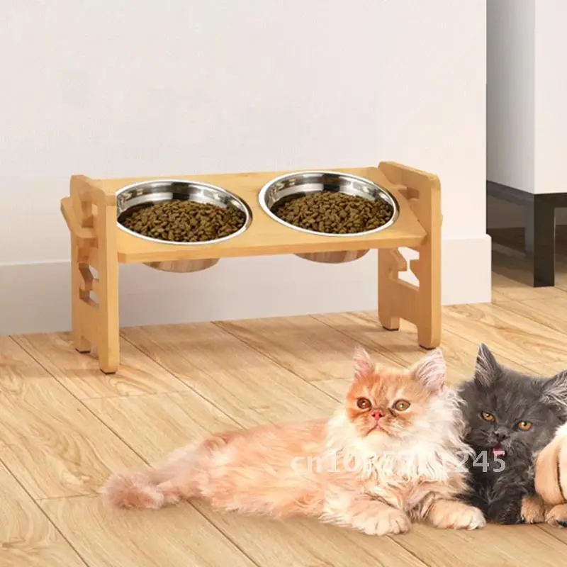 with Elevated Dog Bowls Bamboo Stand, Adjustable, Raised, Puppy, Cat, Medium Feeder Holder, Pet for Small and Bowls, Food, Water
with Elevated Dog Bowls Bamboo Stand, Adjustable, Raised, Puppy, Cat, Medium Feeder Holder, Pet for Small and Bowls, Food, Water