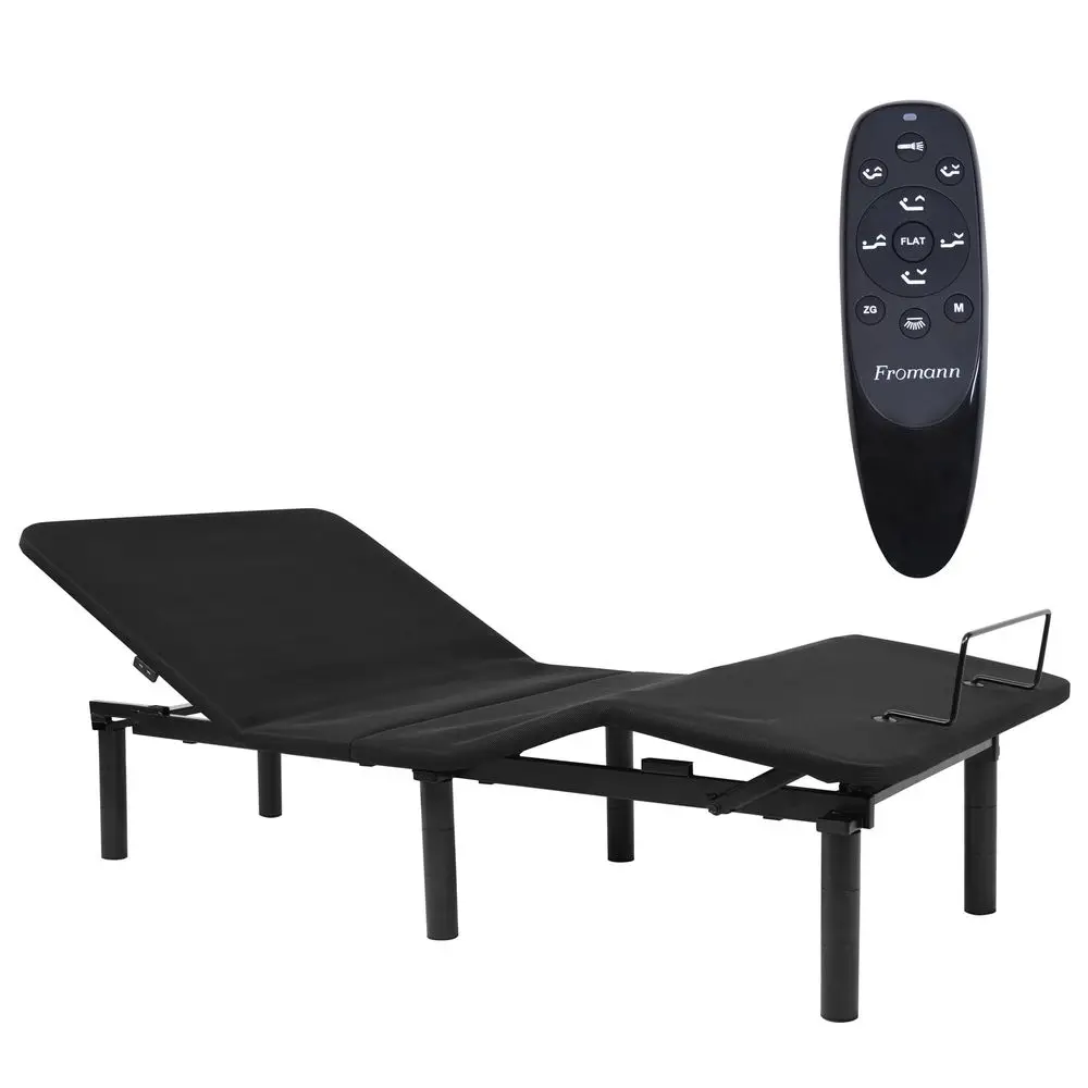 Adjustable Twin XL Bed Base Frame with USB Ports, Zero Gravity, Under Bed Led Lighting and Three Leg Heights No Tools Assembly
Adjustable Twin XL Bed Base Frame with USB Ports, Zero Gravity, Under Bed Led Lighting and Three Leg Heights No Tools Assembly