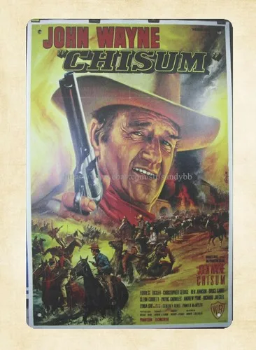 Металлическая жестяная табличка John Wayne Chisum, деревенский стиль, декор для дома - алюминий
Металлическая жестяная табличка John Wayne Chisum, деревенский стиль, декор для дома - алюминий