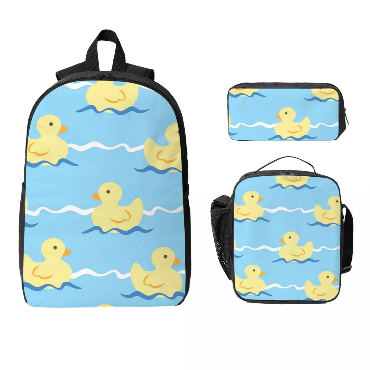 Cute Duck Swimming Seamless Pattern Backpack Boy Girl BookBag School Bag Laptop Shoulder Bag 3ps Insulated Lunch Bag Pencil Case
Cute Duck Swimming Seamless Pattern Backpack Boy Girl BookBag School Bag Laptop Shoulder Bag 3ps Insulated Lunch Bag Pencil Case