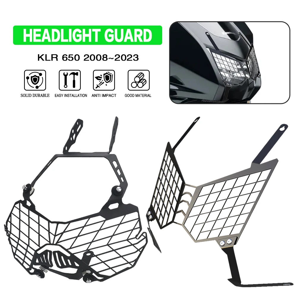For Kawasaki KLR650 KL R 650 2021 2022 2023 2024 Front Headlight Guard Cover Protector Headlamp Protection Grille Motorcycles
For Kawasaki KLR650 KL R 650 2021 2022 2023 2024 Front Headlight Guard Cover Protector Headlamp Protection Grille Motorcycles
