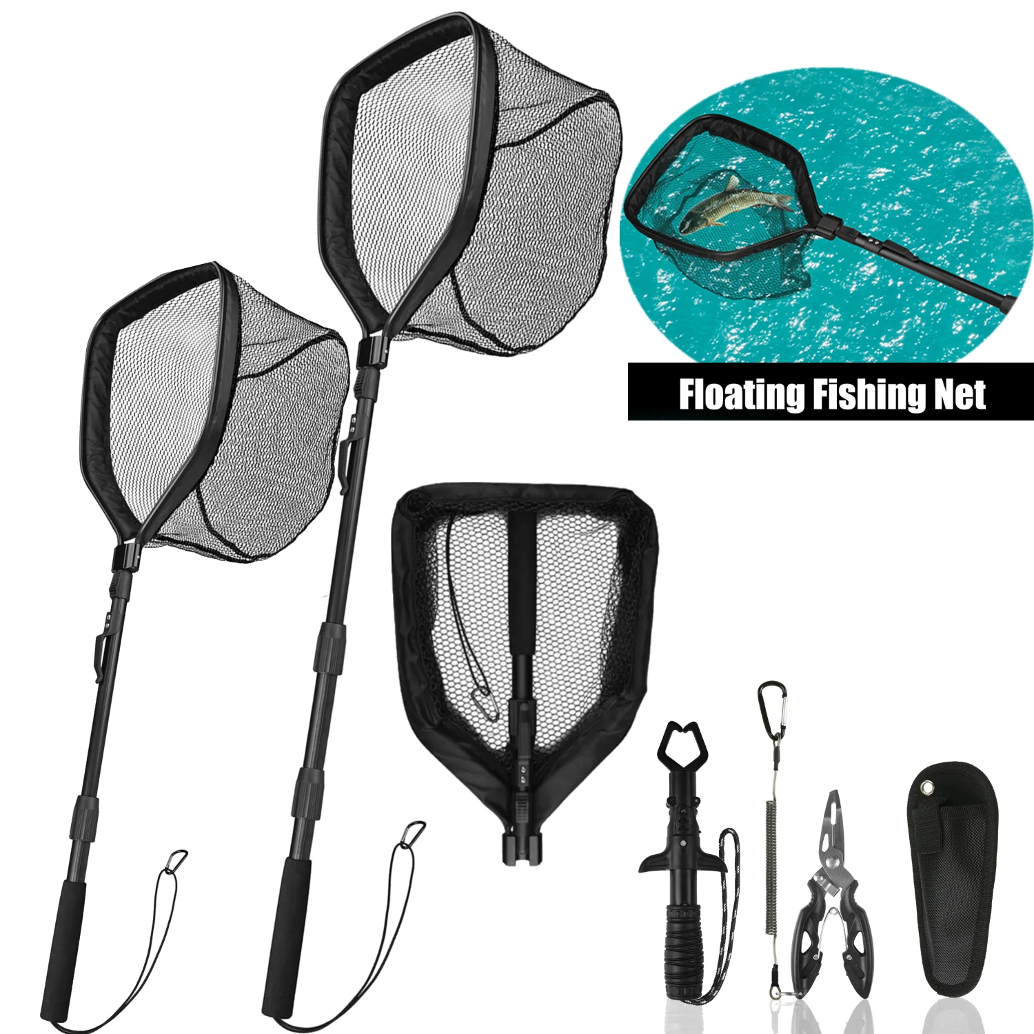 Плавающая рыболовная сеть с плоскогубцами, набор захватов для Steelhead, лосося, нахлыста, каяка, сома, окуня, складная посадочная сеть, легко ловушка и отпугивается
Плавающая рыболовная сеть с плоскогубцами, набор захватов для Steelhead, лосося, нахлыста, каяка, сома, окуня, складная посадочная сеть, легко ловушка и отпугивается