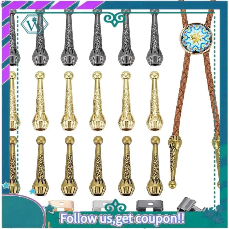 Premium 36Pcs 4Colors Bolo Tie Findings Kit Bolo Tie Slide Clasps DIY Craft Clothes Decor
Premium 36Pcs 4Colors Bolo Tie Findings Kit Bolo Tie Slide Clasps DIY Craft Clothes Decor