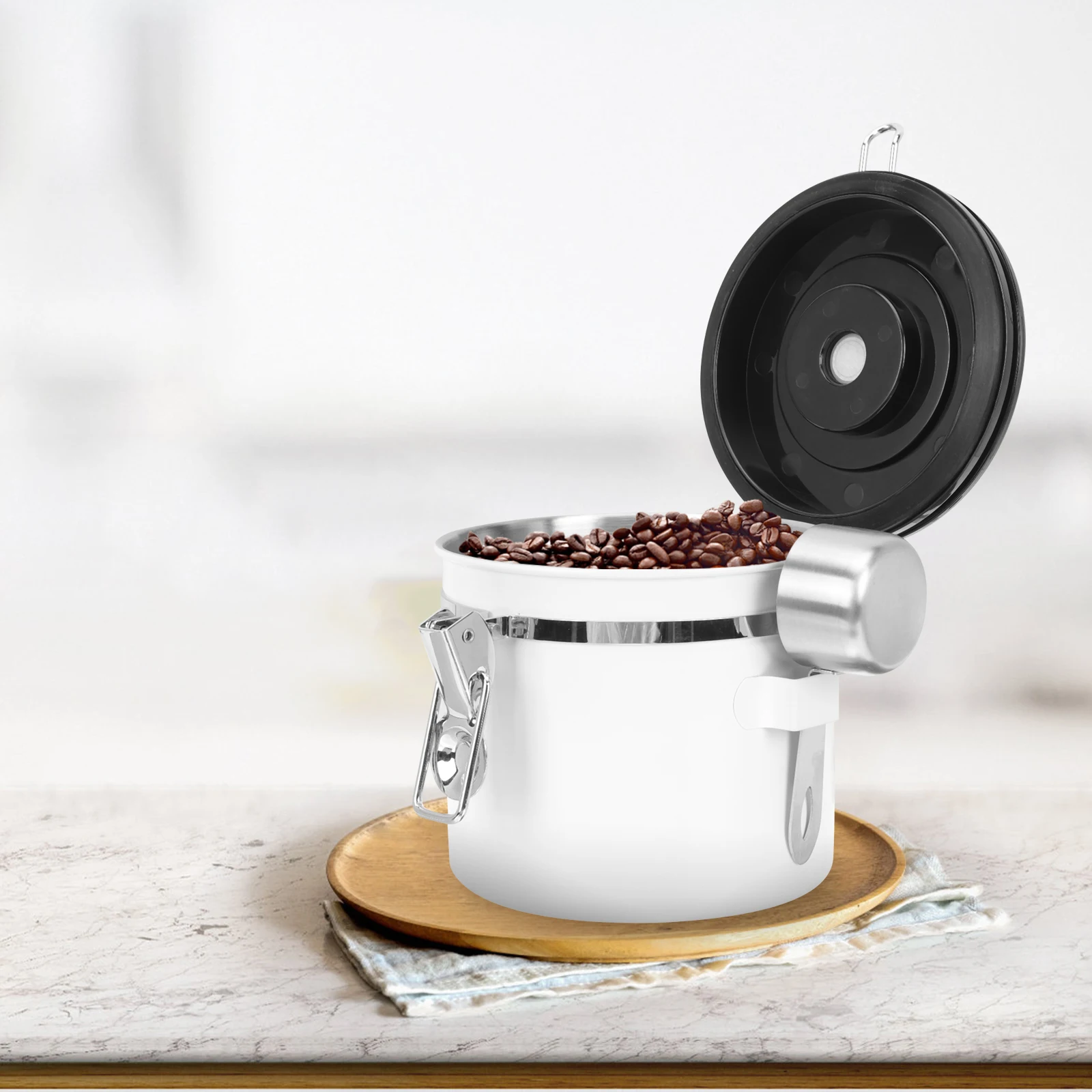 Coffee Bean Storage Jar Stainless Steel Airtight Container For Tea Snacks Dry Food Kitchen Organization Multi-Function
Coffee Bean Storage Jar Stainless Steel Airtight Container For Tea Snacks Dry Food Kitchen Organization Multi-Function