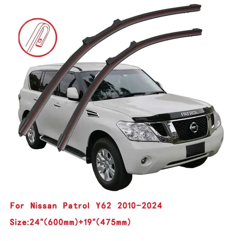 For Nissan Patrol Y60 GR Y61 Y62 1987-2024 Car Windshield Wiper Blade Front Windscreen Brushes Washer Accessories Cleaning Parts
For Nissan Patrol Y60 GR Y61 Y62 1987-2024 Car Windshield Wiper Blade Front Windscreen Brushes Washer Accessories Cleaning Parts