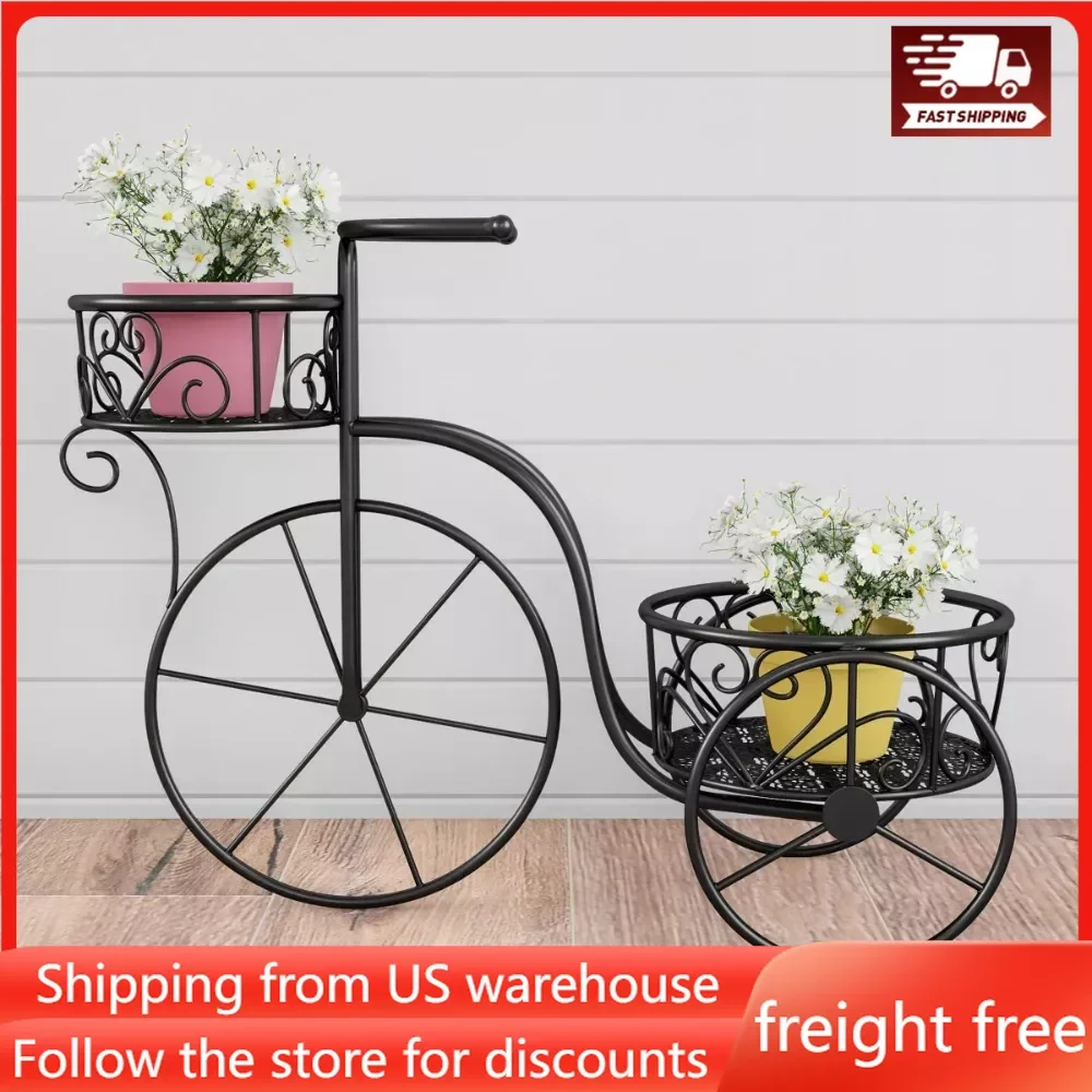 Tricycle Plant Stand 2-Tiered Indoor or Outdoor Decorative Vintage-Look Metal Display Foror Lawn By Free Shipping(Black)
Tricycle Plant Stand 2-Tiered Indoor or Outdoor Decorative Vintage-Look Metal Display Foror Lawn By Free Shipping(Black)
