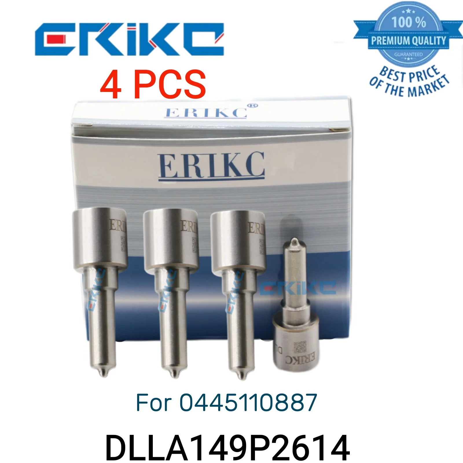 4 PCS DLLA149P2614 Fule Injection Nozzle 0 433 172 614 DLLA 149 P 2614 Industry Spray Nozzle DLLA 149P2614 for 0445110887
4 PCS DLLA149P2614 Fule Injection Nozzle 0 433 172 614 DLLA 149 P 2614 Industry Spray Nozzle DLLA 149P2614 for 0445110887