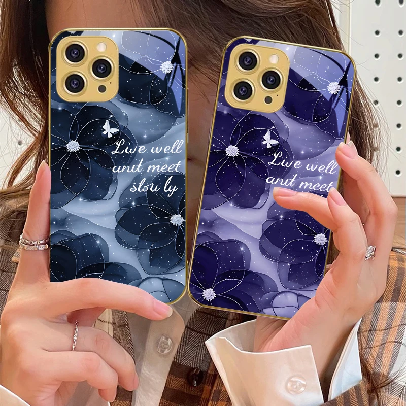 Gradient Black Rose For IPhone 16 16Pro Max 15 P ro 14 13 Plus 12 Mini 11Pro Max XS Max XR Golden tempered glass phone case
Gradient Black Rose For IPhone 16 16Pro Max 15 P ro 14 13 Plus 12 Mini 11Pro Max XS Max XR Golden tempered glass phone case