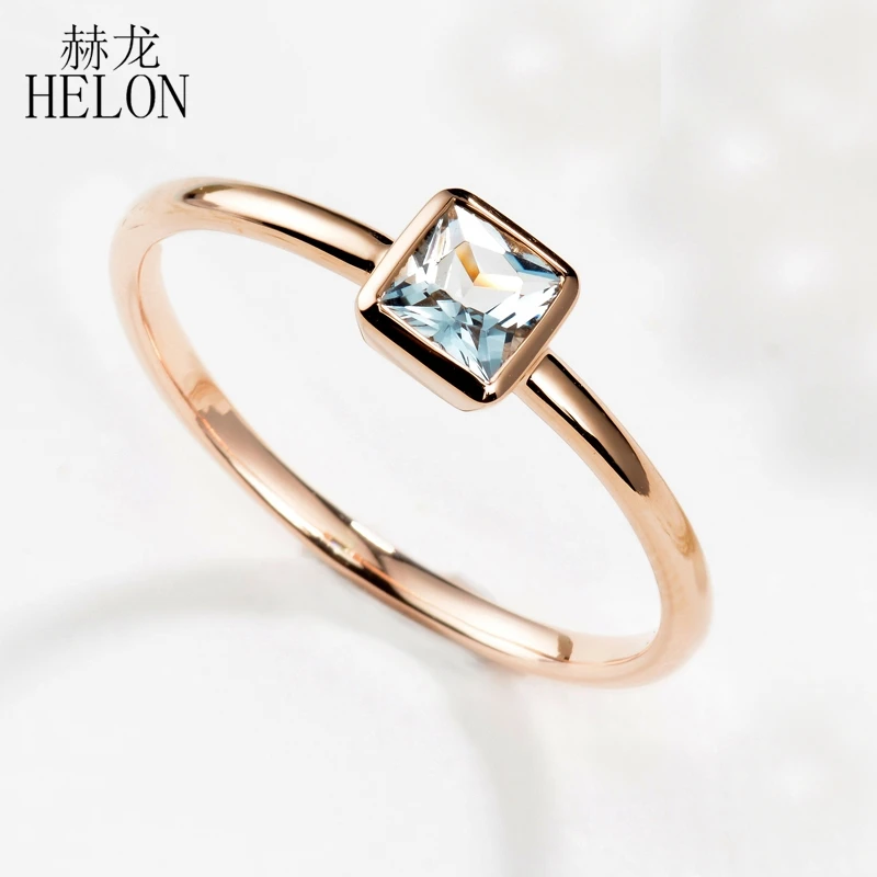 Однотонное кольцо HELON из 18-каратного розового золота обручальное кольцо с натуральным аквамарином 0,3 карата для женщин обручальное кольцо с аквамарином
Однотонное кольцо HELON из 18-каратного розового золота обручальное кольцо с натуральным аквамарином 0,3 карата для женщин обручальное кольцо с аквамарином