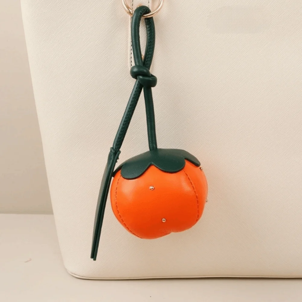 Exquisite Leather Persimmons Bag Charm Elegant Fruit Shape Fashionable Bag Pendant Grapes All-Match Hanging Decoration Keychain
Exquisite Leather Persimmons Bag Charm Elegant Fruit Shape Fashionable Bag Pendant Grapes All-Match Hanging Decoration Keychain