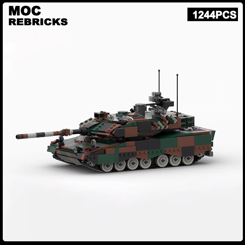WW2 German Military Series Wehrmacht Leopard 2 A7 MBT Main Battle Tank MOC Building Block Assembly Model Brick Toys Children's C
WW2 German Military Series Wehrmacht Leopard 2 A7 MBT Main Battle Tank MOC Building Block Assembly Model Brick Toys Children's C